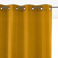 Штора Из велюра с люверсами Velvet 260 x 135 см желтый LA REDOUTE INTERIEURS  фото, kupilegko.ru